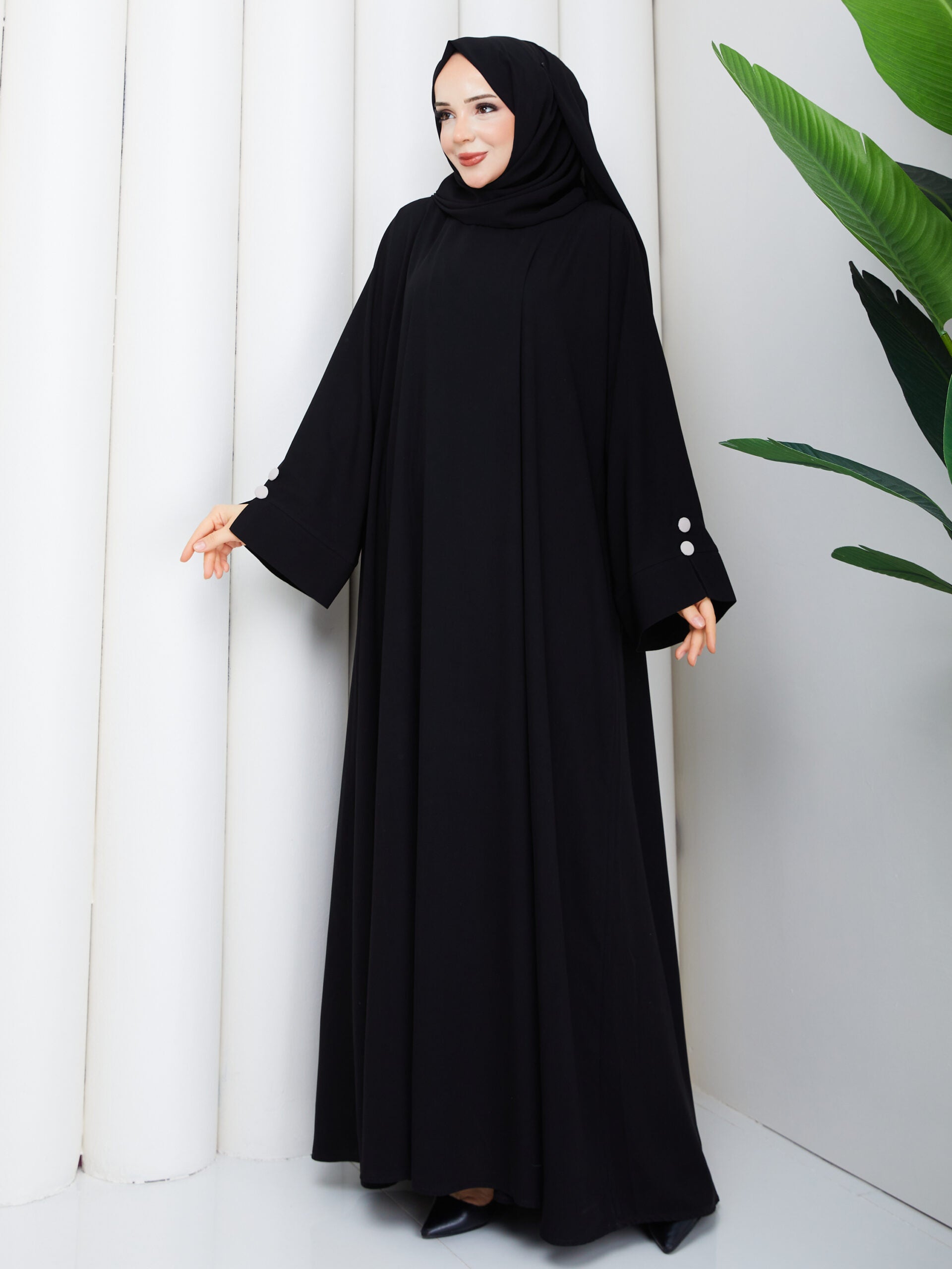 Nil Elbise Siyah yan görünüm - Mayha Couture elbise