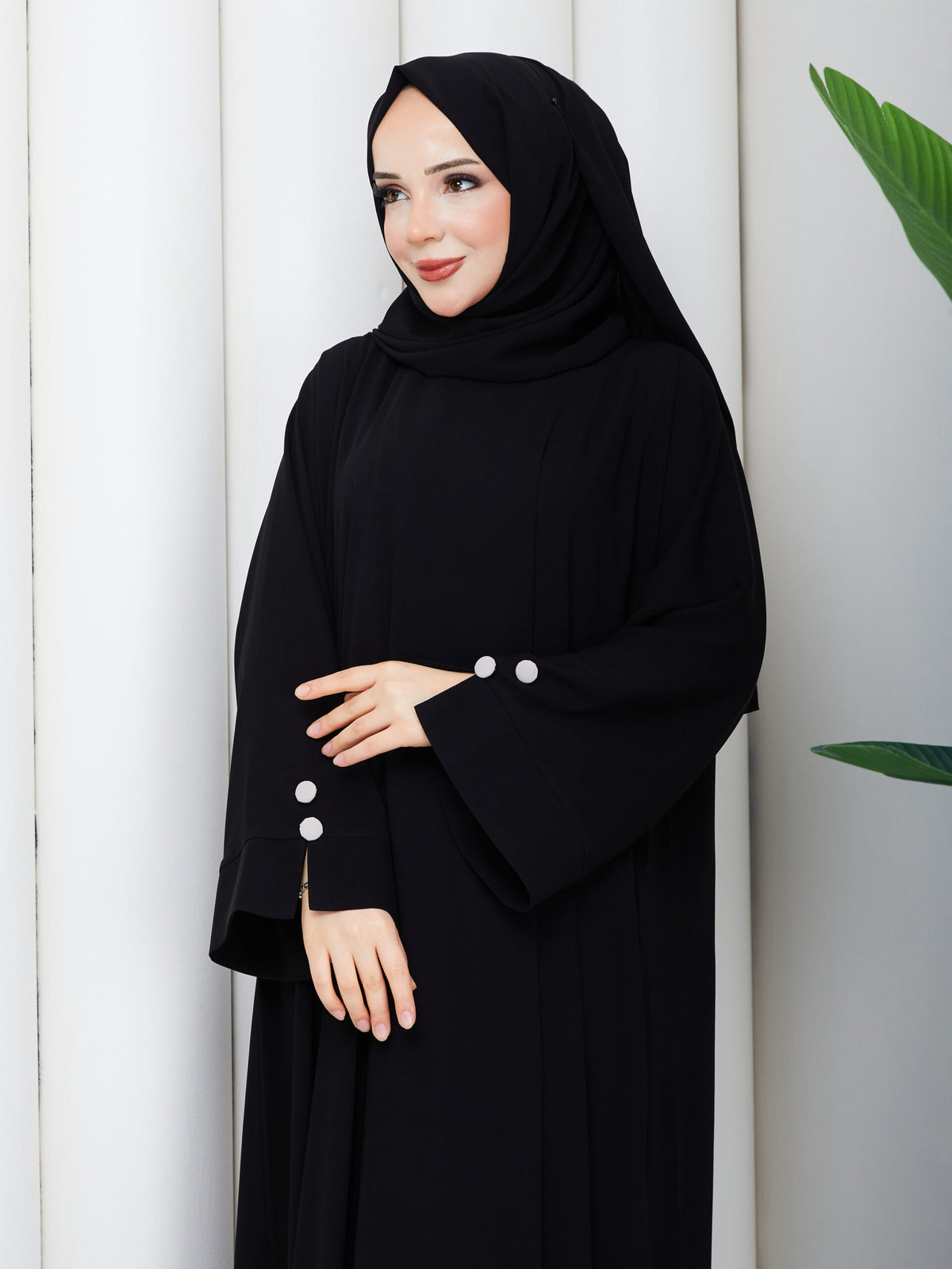 Nil Elbise Siyah arka görünüm - Mayha Couture elbise