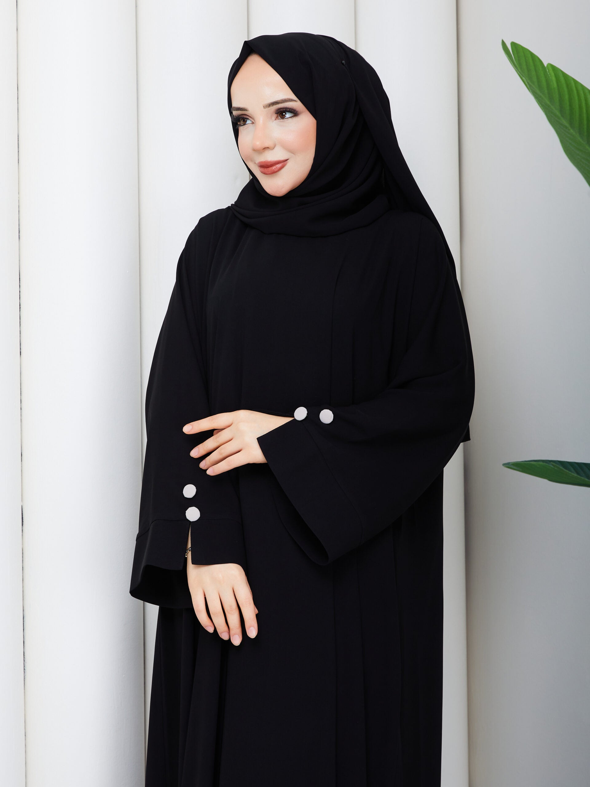 Nil Elbise Siyah arka görünüm - Mayha Couture elbise