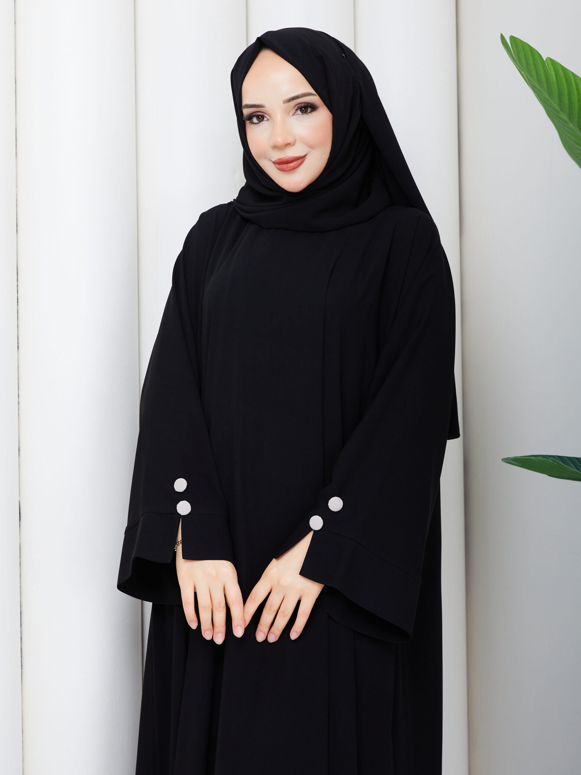 Nil Elbise Siyah ön görünüm - Mayha Couture elbise