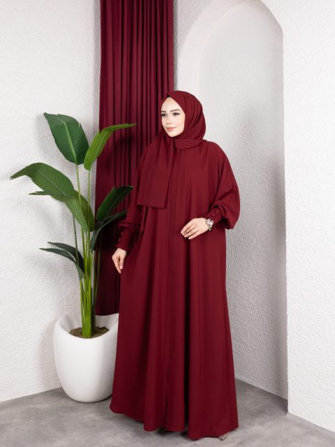 Sultan Abaya Bordo✨